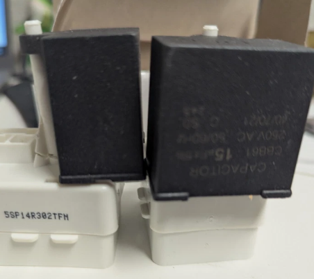 W10613606 Whirlpool Refrigerator Compressor Start Relay Overload and Capacitor